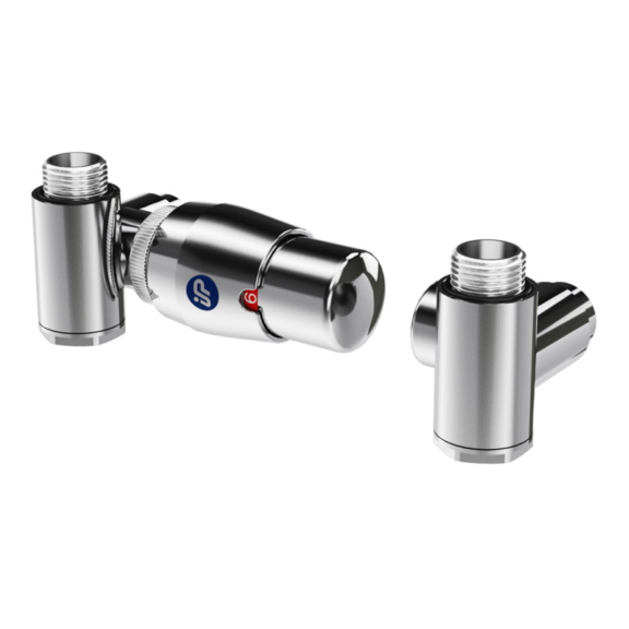 INSTAL-PROJEKT Z16 Termostatická uhlová sada s možnosťou kombinovaného pripojenia - chrom