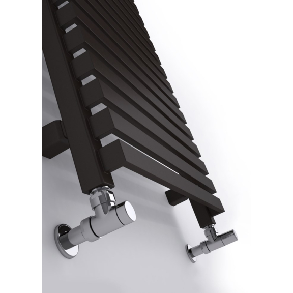 TERMA City kúpeľňový radiátor RAL 7022 detail