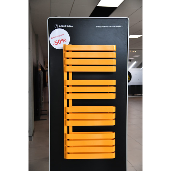 TERMA Warp S vodný kúpeľňový radiátor - showroomový radiátor