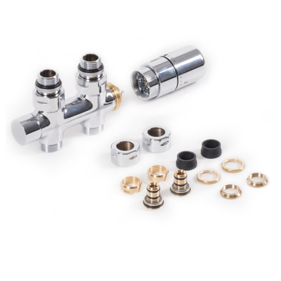 Terma integrovaná priama termostatická ventilová sada - ľavá