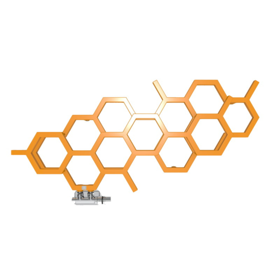 Terma Hex horizontálny dizajnový radiátor