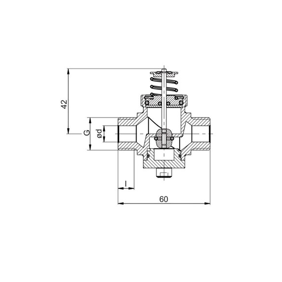 Systemair ZTV 15-0,6 ventil - Rozmery