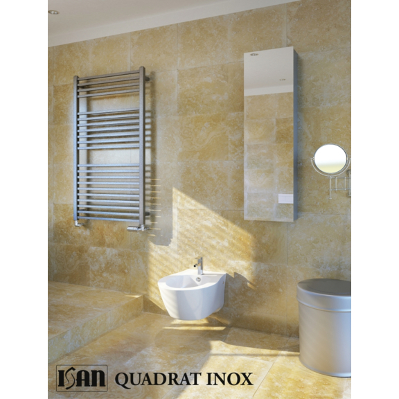 ISAN Quadrat Inox nerezový radiátor