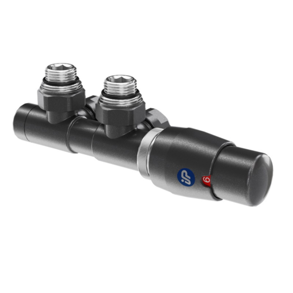 INSTAL-PROJEKT Z15 Termostatická stredová rohová sada - graphite