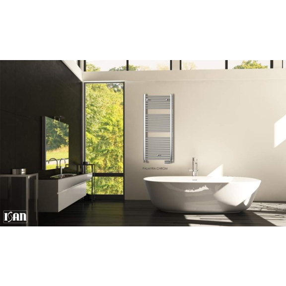 ISAN Palmyra Chrom kúpeľňový radiátor interiér