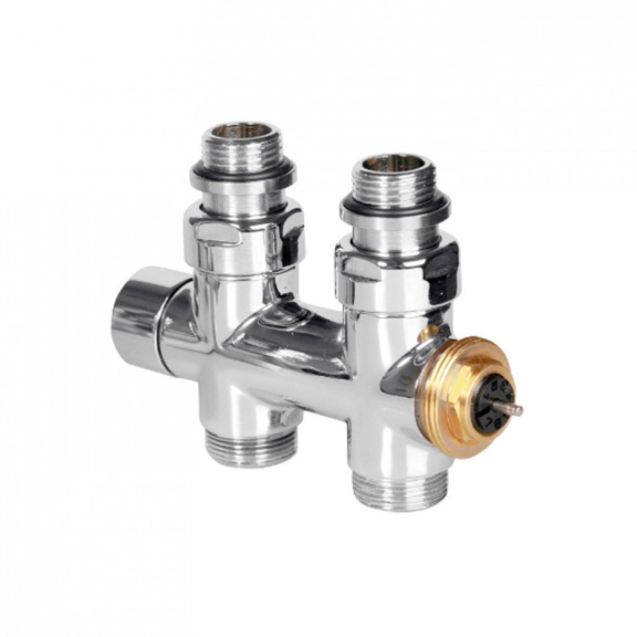 Komplexný integrovaný termostatický ventil priamy ľavý