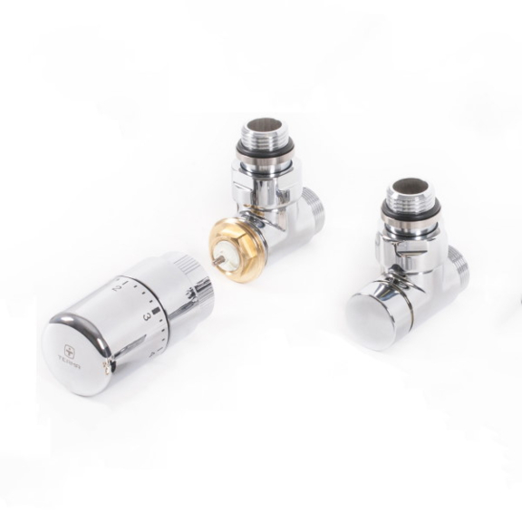 Terma rohová regulačná termostatická sada - Chróm