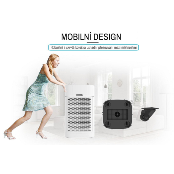 Airbi Space čistička vzduchu - vlastnosti