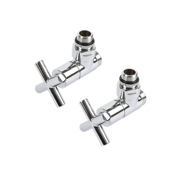 Terma Minimalist rohová regulačná sada ventilov - Chróm