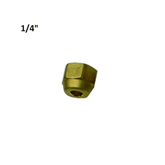 Mosadzná matica 1/4"