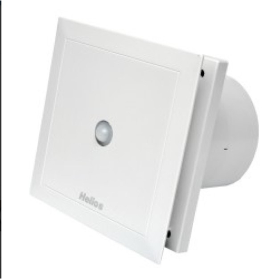 Helios MiniVent M1/120 P dvojotáčkový ventilátor s pohybovým snímačom - profil