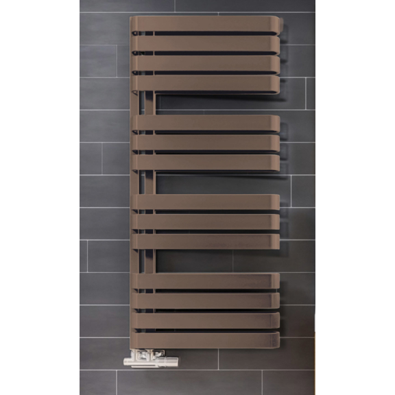 TERMA Warp S dizajnový radiátor 1110x500 farba Noble Brown