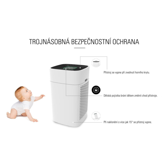 Airbi Space čistička vzduchu - vlastnosti