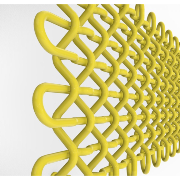 TERMA PLC H dizajnový radiátor farby RAL1016 - detail