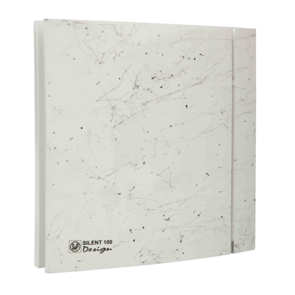 Ventilátor Silent 100 Design CRZ - mramorová biela