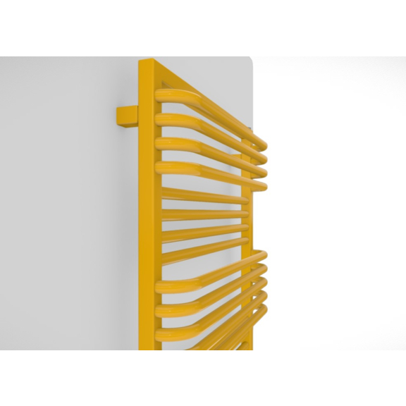TERMA POC 2 kúpeľňový radiátor farebné prevedenia RAL1021 - detail