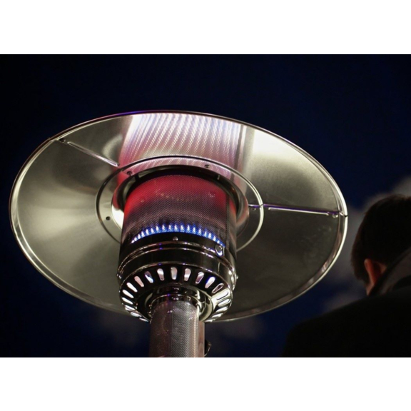 Kemper Group Soleado Bianco vonkajší plynový ohrievač - detail