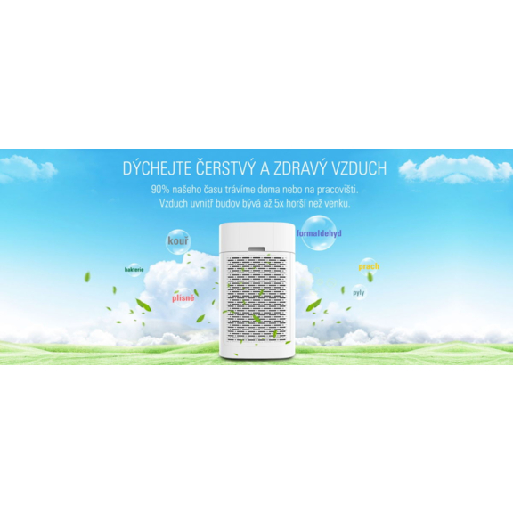 Airbi Space čistička vzduchu - vlastnosti