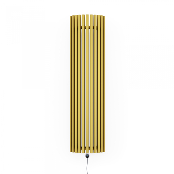 TERMA Triga AW E dizajnový radiátor farba Gold Gloss