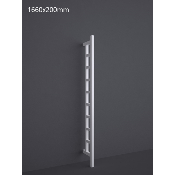 TERMA Easy DW vertikálny radiátor 1660x200 RAL 9016