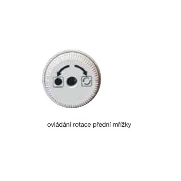 Soler & Palau Meteor EC  axiálny stolný ventilátor - ovládanie rotácie prednej mriežky