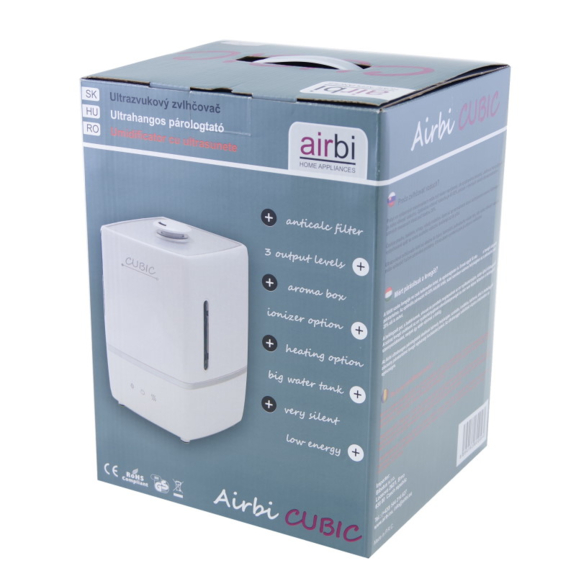 Airbi Cubic ultrazvukový zvlhčovač vzduchu