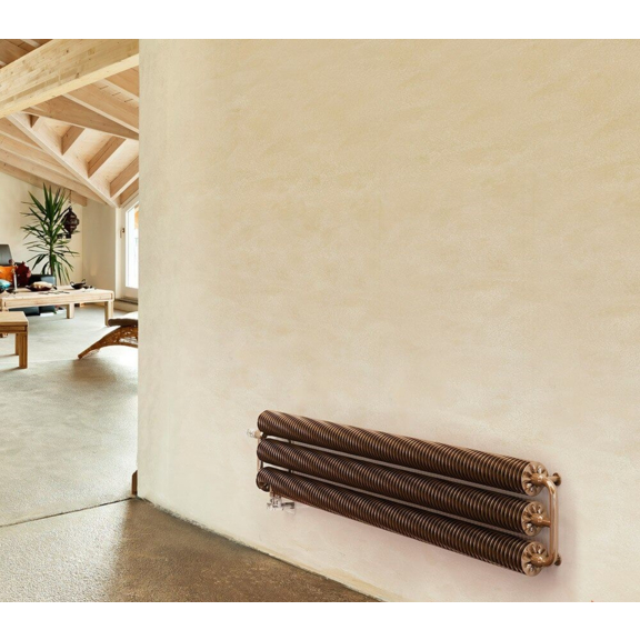 TERMA Ribbon HWS retro radiátor - farba Copper