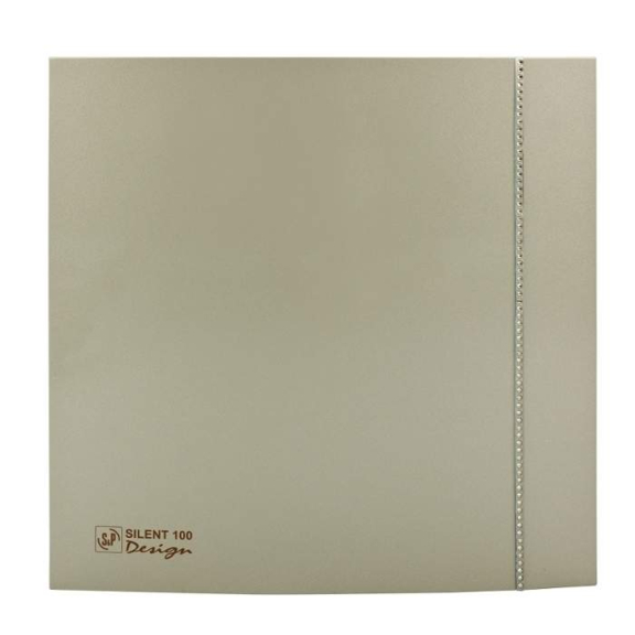 Ventilátor Silent 100 Design CZ SWAROVSKI champagne