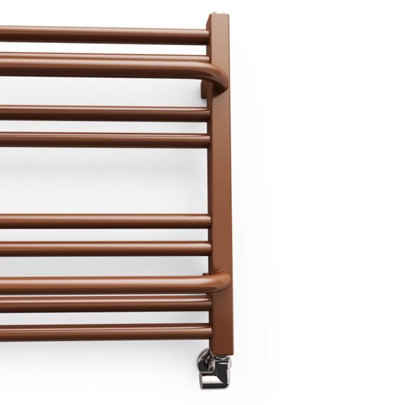 TERMA Lima kúpeľňový radiátor 500x1000 RAL8004 detail - rebrík