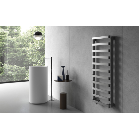 IRSAP Step B kúpeľňový radiátor 1240x500 farba Chróm