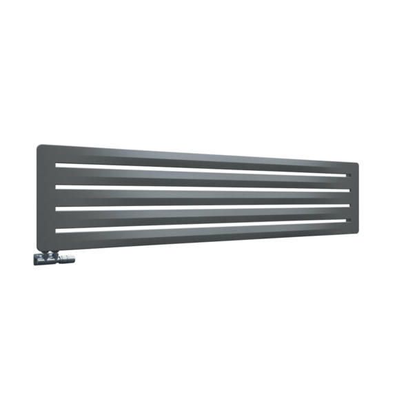 TERMA Aero H dizajnový radiátor 410x1800 farba Metallic Stone