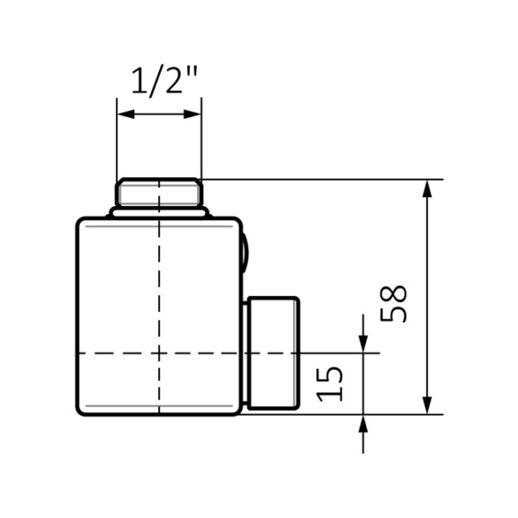 Terma uhlová termostatická sada Dexter