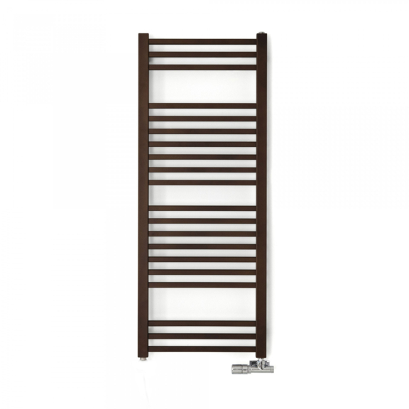 TERMA Bone kúpeľňový radiátor 1260x500 - farba Noble Brown