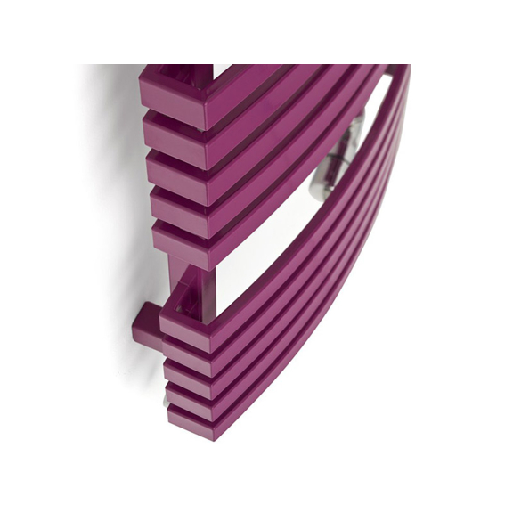 TERMA Kioto dizajnový radiátor RAL4010 detail profily