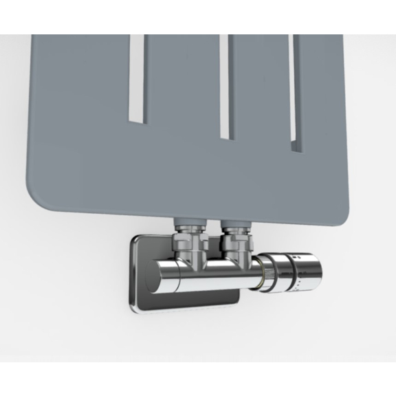 TERMA Aero V dizajnový radiátor - rôzne farebné prevedenia RAL7001 detail