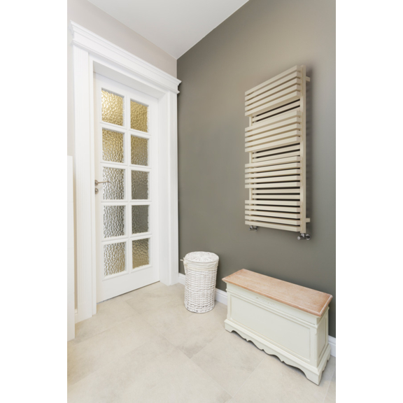 TERMA Quadrus Bold One dizajnový radiátor v modernom interiéri