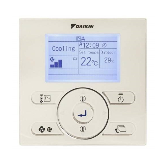 Daikin BRC1E53C štandardný káblový ovládač