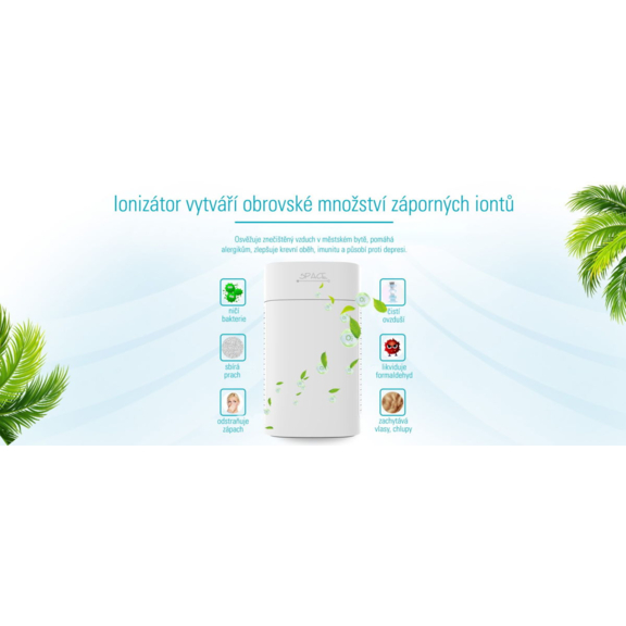 Airbi Space čistička vzduchu - vlastnosti