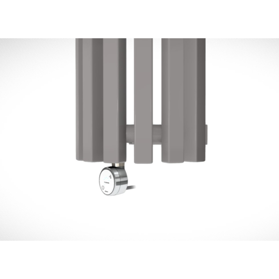 TERMA Triga ANC E dizajnový radiátor RAL7036   - detail