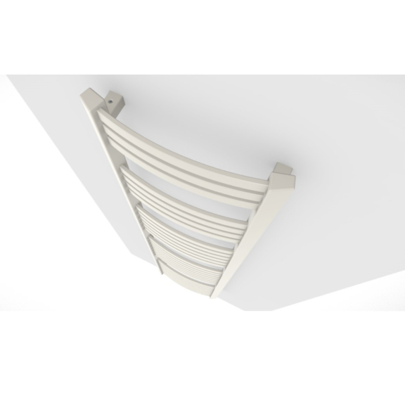 TERMA Dexter One kúpeľňový radiátor RAL 9016 detail