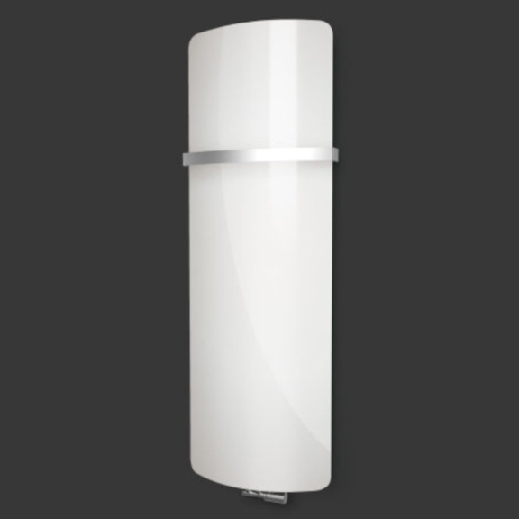 ISAN Variant Glass Pure White sklenený radiátor