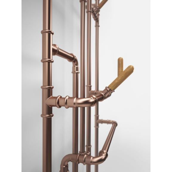 TERMA Pajak dizajnový radiátor detail