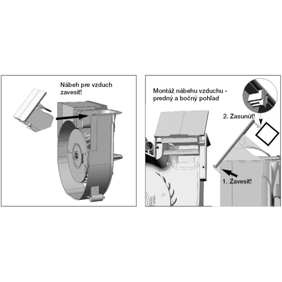 Helios ELS-ARS nábeh - montáž