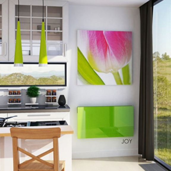 ISAN Joy Wall sklenený radiátor - titulná fotka