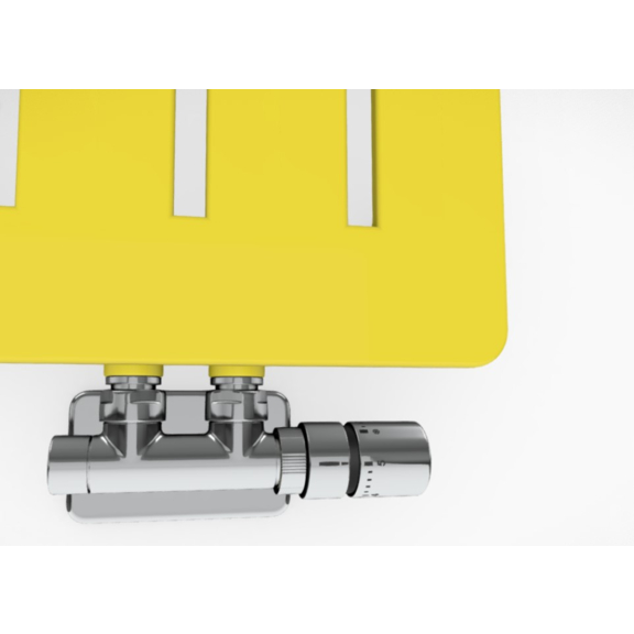 TERMA Aero V dizajnový radiátor - rôzne farebné prevedenia RAL1016 detail