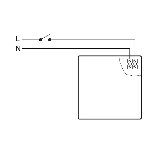 Ventilátor ECOAIR SLC Ecowatt - schéma zapojenia
