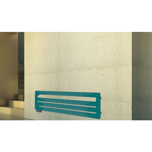 TERMA Aero HG dizajnový radiátor RAL5021 v interiéri