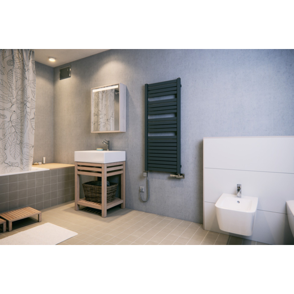 TERMA Mantis dizajnový radiátor 1260x540 farba Modern Grey - inšpirácia