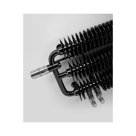 TERMA Ribbon HWS retro radiátor RAL9005 - detail