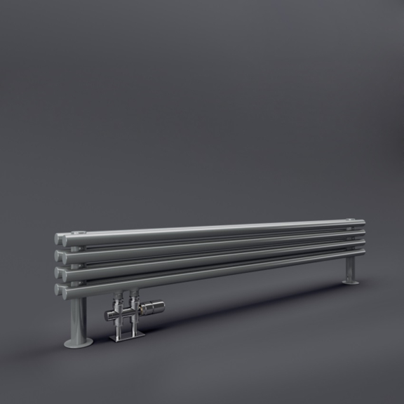 TERMA Tune HSD dizajnový radiátor pod okno 390x1400 RAL9006